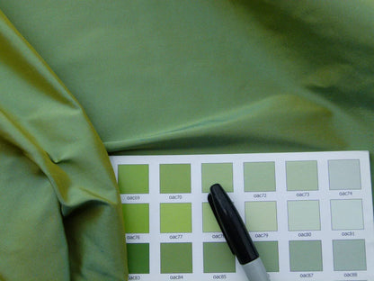 Scalamandre Dynasty Taffeta, Grass Green 100% Silk Heavy MSRP USD 322/y