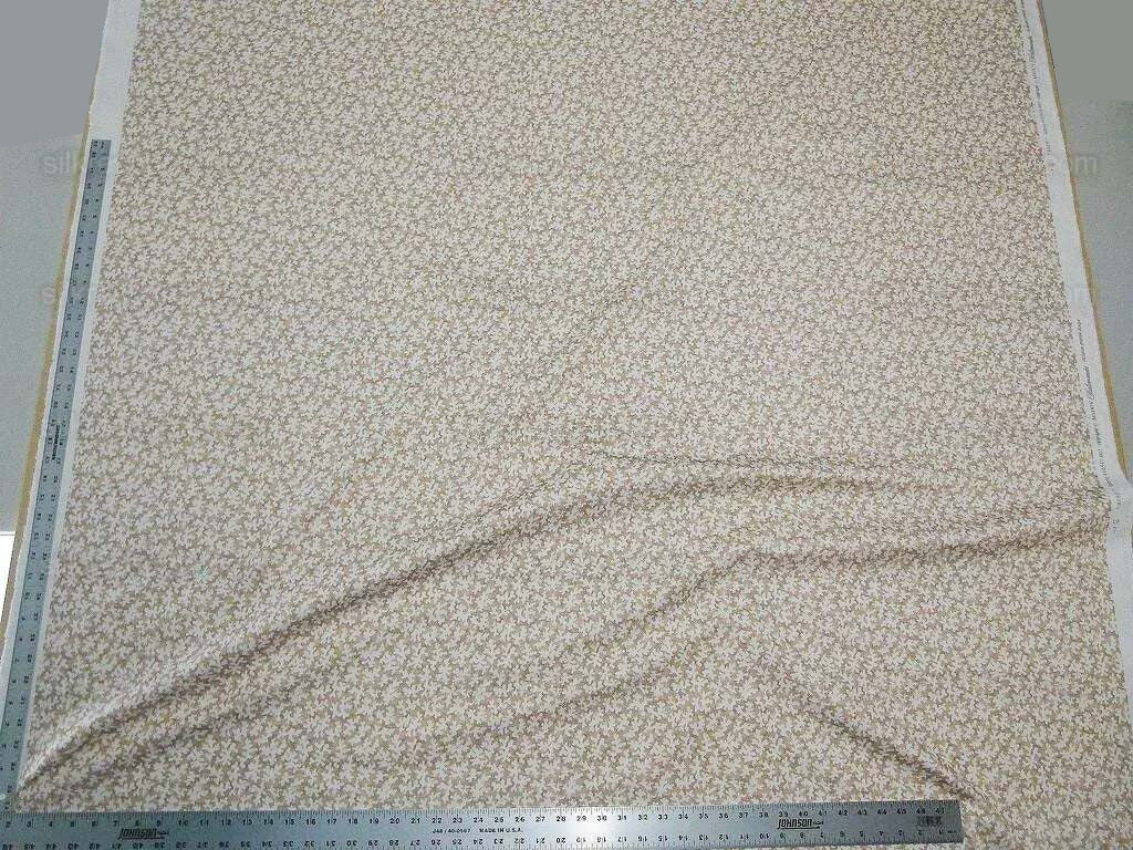 Scalamandre Reef Straw Tan 100% Cotton Print MSRP USD 100+/Y