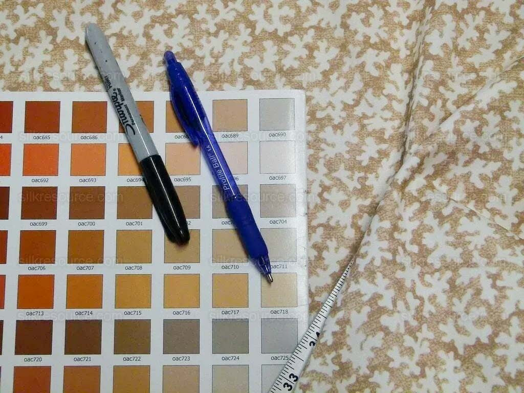 Scalamandre Reef Straw Tan 100% Cotton Print MSRP USD 100+/Y