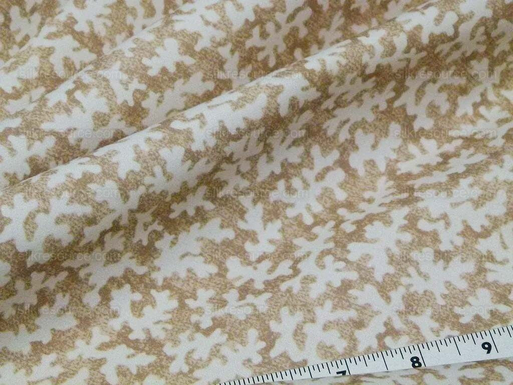 Scalamandre Reef Straw Tan 100% Cotton Print MSRP USD 100+/Y