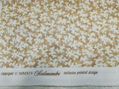 Scalamandre Reef Straw Tan 100% Cotton Print MSRP USD 100+/Y