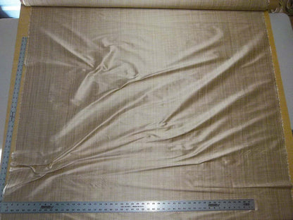 by yard Scalamandre Powers Court Almond Tan Silk Taffeta Strie MSRP USD 342/y