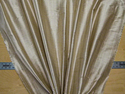 by yard Scalamandre Powers Court Almond Tan Silk Taffeta Strie MSRP USD 342/y