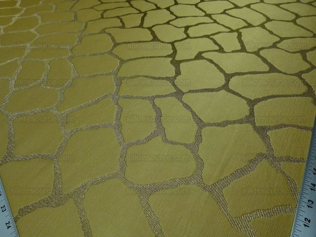 GIRAFFA GOLD Giraffe Animal SCALAMANDRE HEAVY JARQUARD RP358/Y