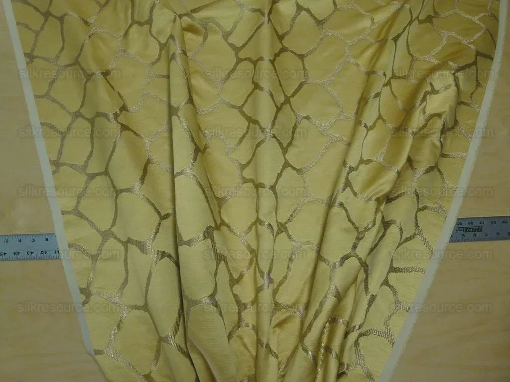 Scalamandre  Giraffa Gold Giraffe Animal Heavy Jacquard MSRP USD358/y by yard