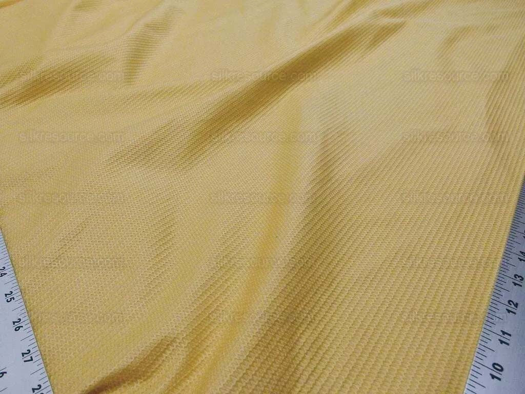 by yard Scalamandre Pickfair Canary Yellow Honeycomb 100% Cotton MSRP USD 280/Y