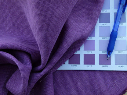 Scalamandre Caleido Vinaccia Distilled Wine Purple Lavender Eggplant Linen Heavy MSRP USD 120/y