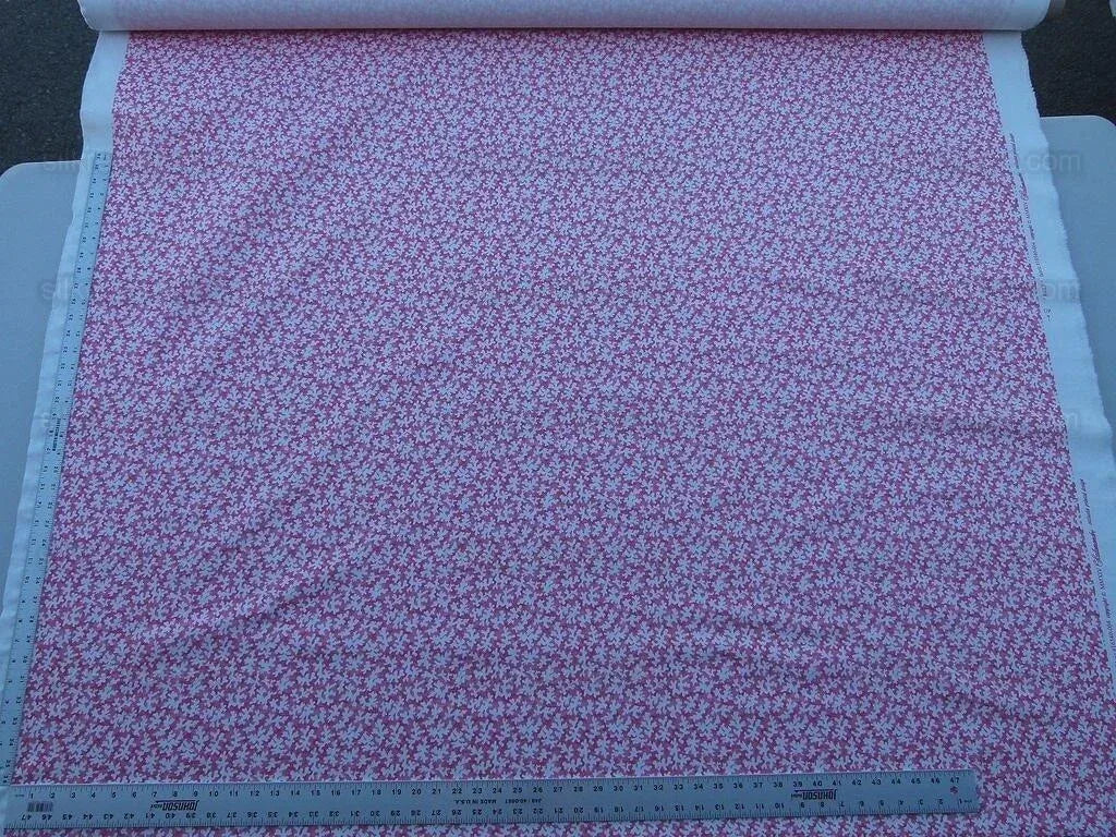 Reef Hot Pink From Scalamandre 100% Cotton Print MSRP USD 100+/Y