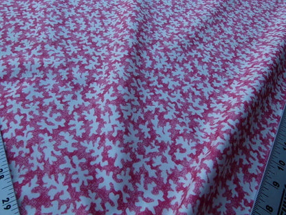 Reef Hot Pink From Scalamandre 100% Cotton Print MSRP USD 100+/Y