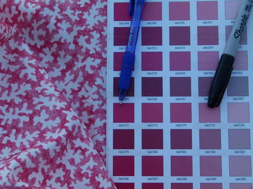 Reef Hot Pink From Scalamandre 100% Cotton Print MSRP USD 100+/Y