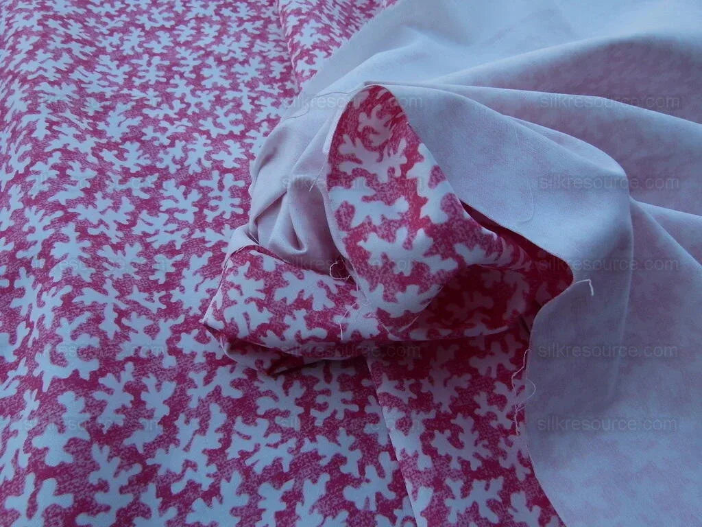 Reef Hot Pink From Scalamandre 100% Cotton Print MSRP USD 100+/Y