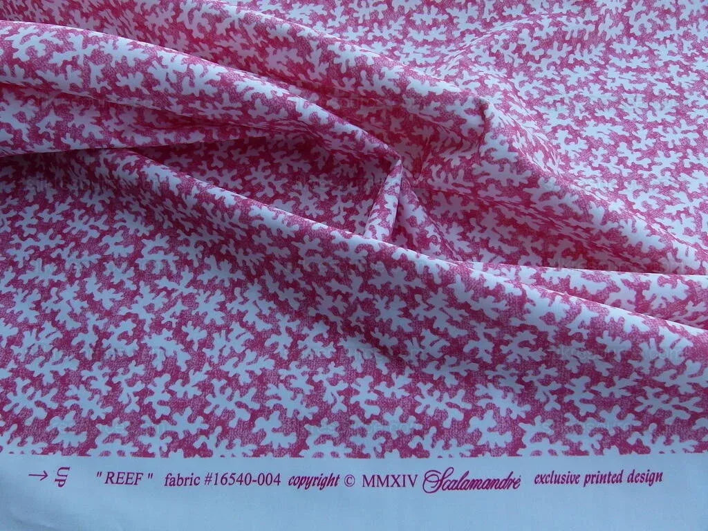 Reef Hot Pink From Scalamandre 100% Cotton Print MSRP USD 100+/Y