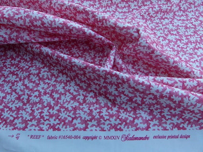 Reef Hot Pink From Scalamandre 100% Cotton Print MSRP USD 100+/Y