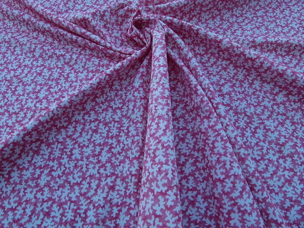 Reef Hot Pink From Scalamandre 100% Cotton Print MSRP USD 100+/Y