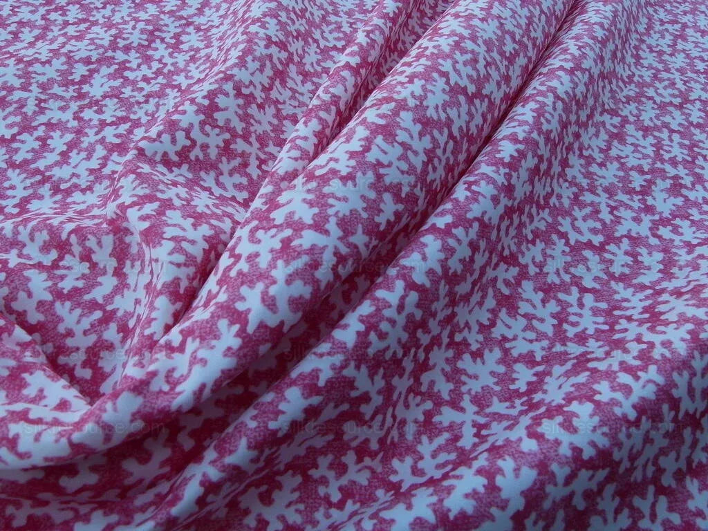 Reef Hot Pink From Scalamandre 100% Cotton Print MSRP USD 100+/Y