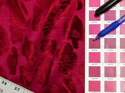 Chita Ruby Red From Scalamandre Silky &amp; Heavy Velvet MSRP USD 312/Y
