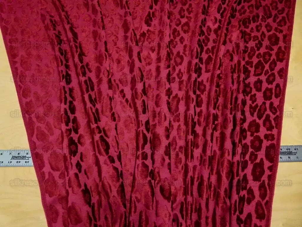 Chita Ruby Red From Scalamandre Silky &amp; Heavy Velvet MSRP USD 312/Y