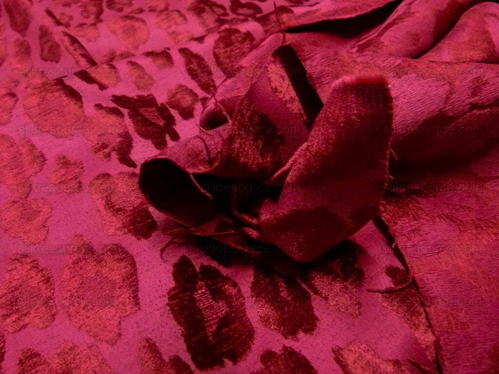 Chita Ruby Red From Scalamandre Silky &amp; Heavy Velvet MSRP USD 312/Y