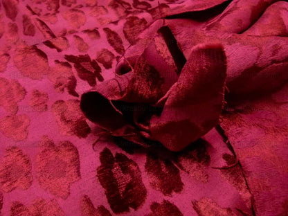 Chita Ruby Red From Scalamandre Silky &amp; Heavy Velvet MSRP USD 312/Y