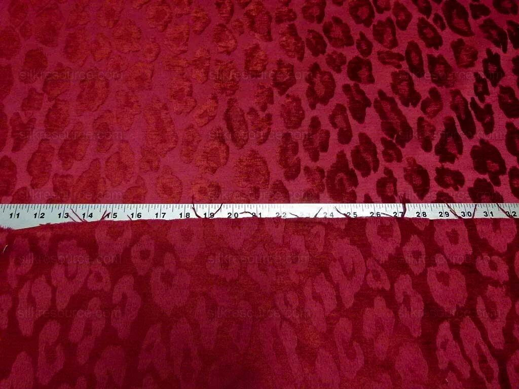 Chita Ruby Red From Scalamandre Silky &amp; Heavy Velvet MSRP USD 312/Y
