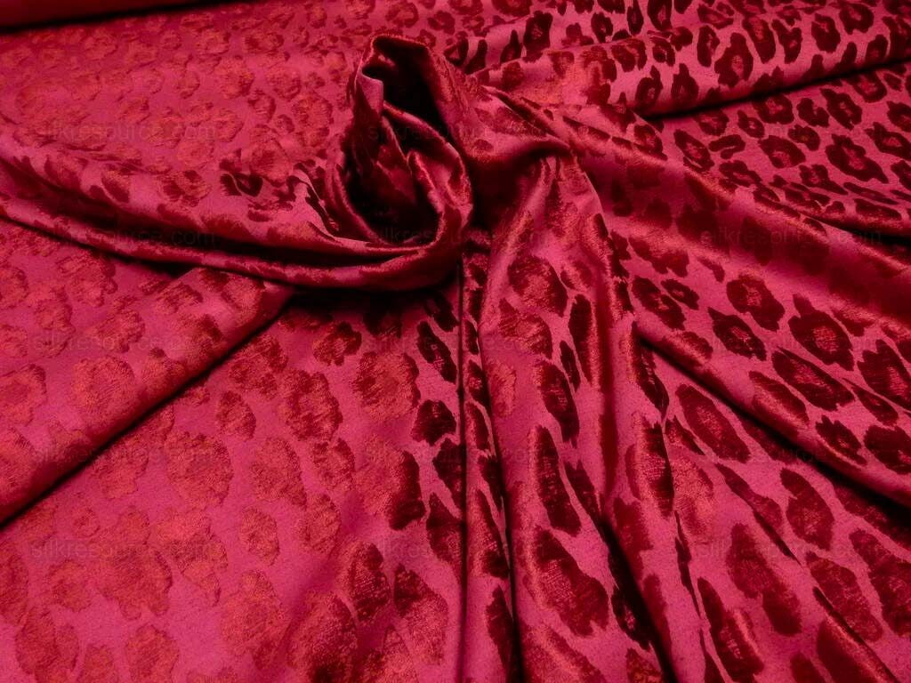 Chita Ruby Red From Scalamandre Silky &amp; Heavy Velvet MSRP USD 312/Y