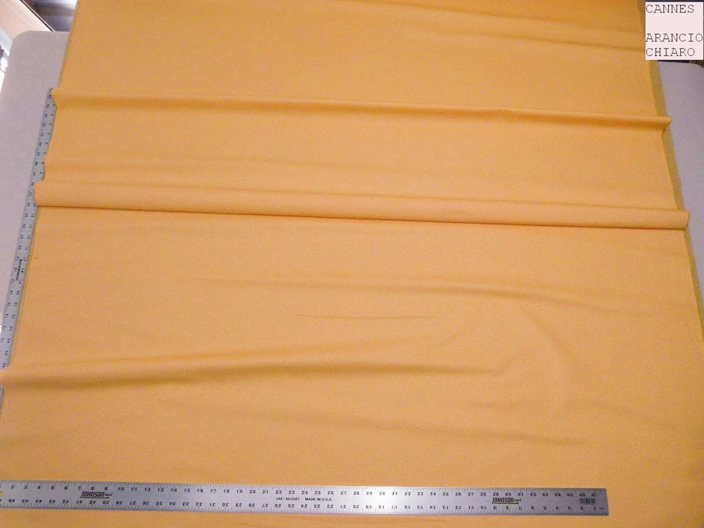 Scalamandre Cannes Arancio Chiaro Orange Cotton MSRP USD 120/Y