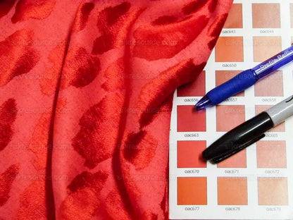 Chita Tangerine From Scalamandre Silky &amp; Heavy Velvet Leopard Cheetah Safari MSRP USD 312/Y