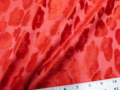 Chita Tangerine From Scalamandre Silky &amp; Heavy Velvet Leopard Cheetah Safari MSRP USD 312/Y