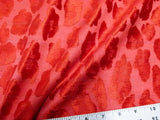 Chita Tangerine From Scalamandre Silky &amp; Heavy Velvet Leopard Cheetah Safari MSRP USD 312/Y