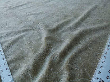 Scalamandre Pennsbury Cut Linen Velvet Renaissance Sand Brown Beige Msrp USD 504/y