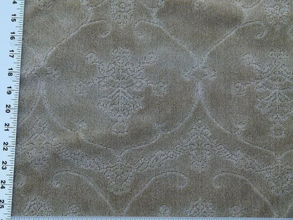 Scalamandre Pennsbury Cut Linen Velvet Renaissance Sand Brown Beige Msrp USD 504/y