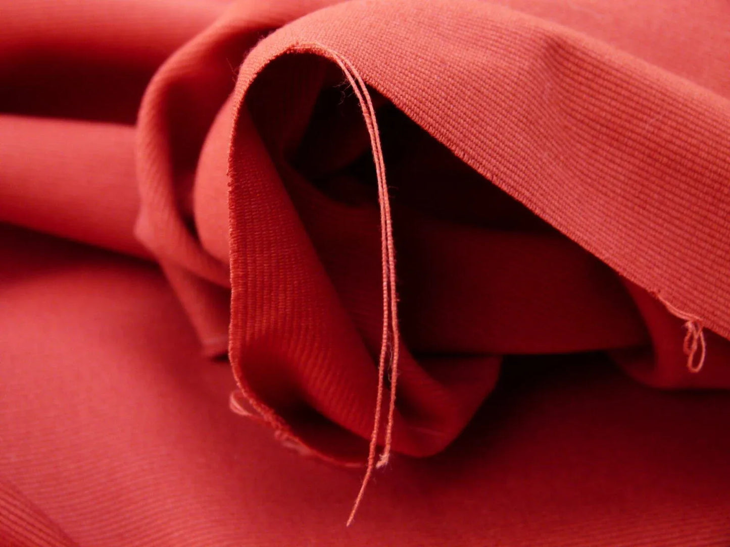 Scalamandre Cannes Rosso Ruggine Red Cotton Italy MSRP USD 120/Y