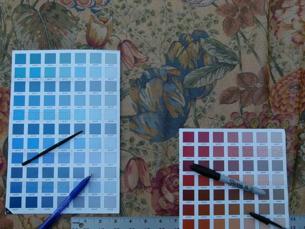 Scalamandre Vera Sheer Exuberant Dalia Fields Cotton Voile from Italy MSRP USD 188/Y