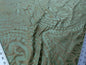 By yard Scalamandre Ethnic Damask Green  Cotton Silk Lampas African Abstract MSRP USD 432/Y