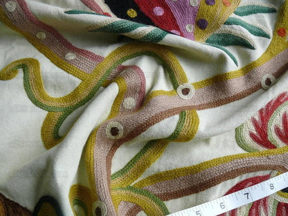 Bty Clarence House Jembala Monkey Jungle Wool Crewel