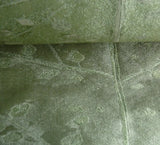 DONGHIA"Tree of Life" Silk Organza Semi-Sheer Pocket Weave Green