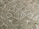 RENAISSANCE ARTICHOKE 100%SILK DAMASK in SUNGLOW