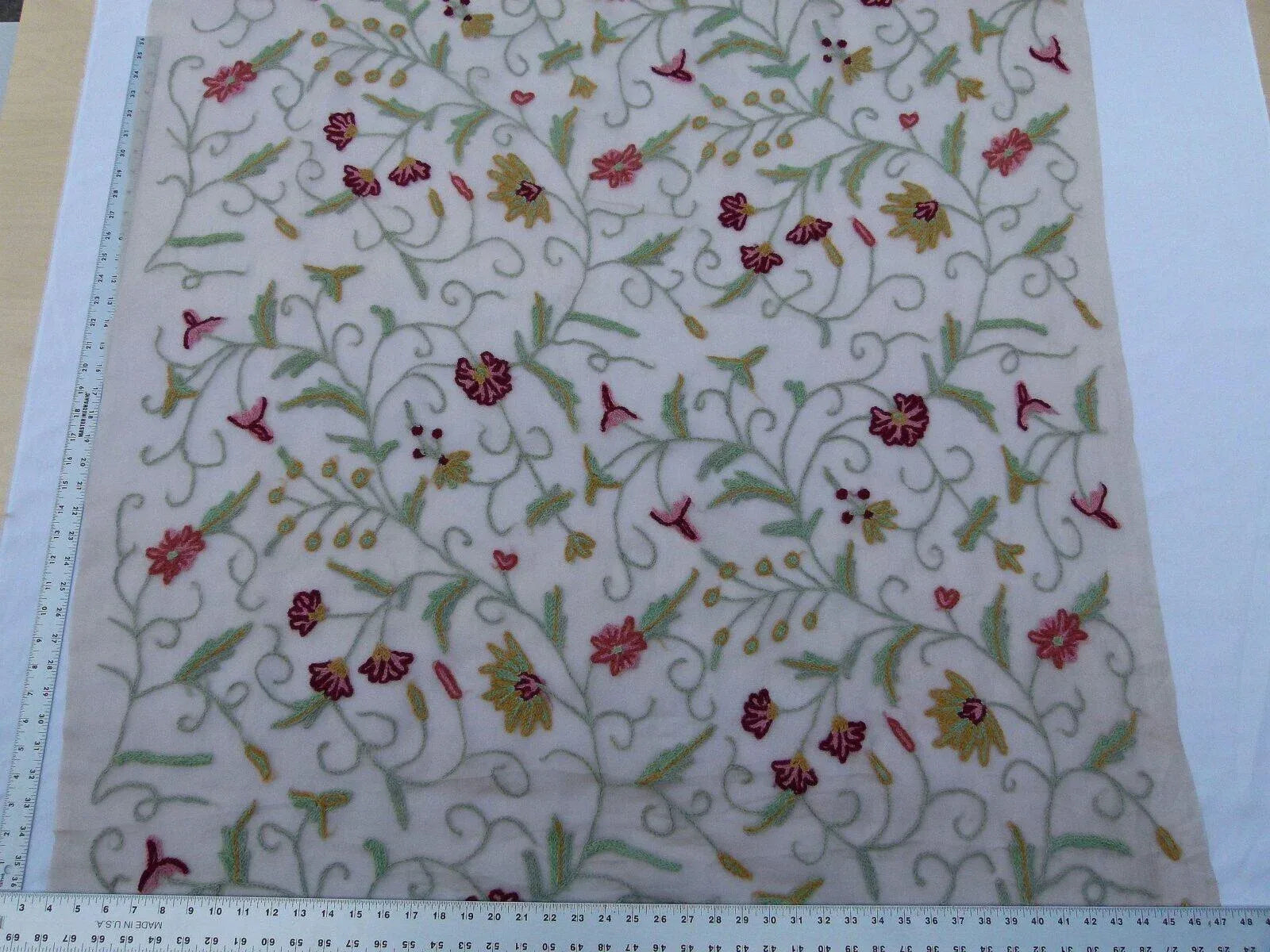 2.75Y Kravet Design Embroidered Organza Floral 8515.3 MSRP 199/Y