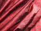 100% SILK SATIN DAMASK CRIMSON RED POLKA DOT GLAMOR