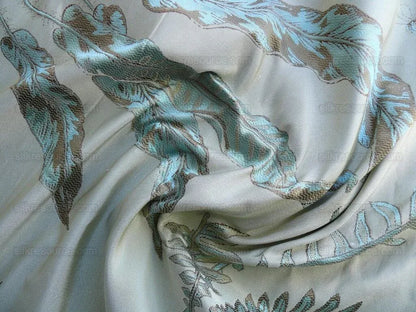 Lee Jofa/gp & J Baker "bakers Ferns" Aqua Icy Green MSRP USD 288/Y