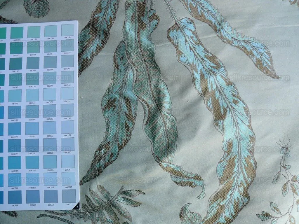 Lee Jofa/gp & J Baker "bakers Ferns" Aqua Icy Green MSRP USD 288/Y