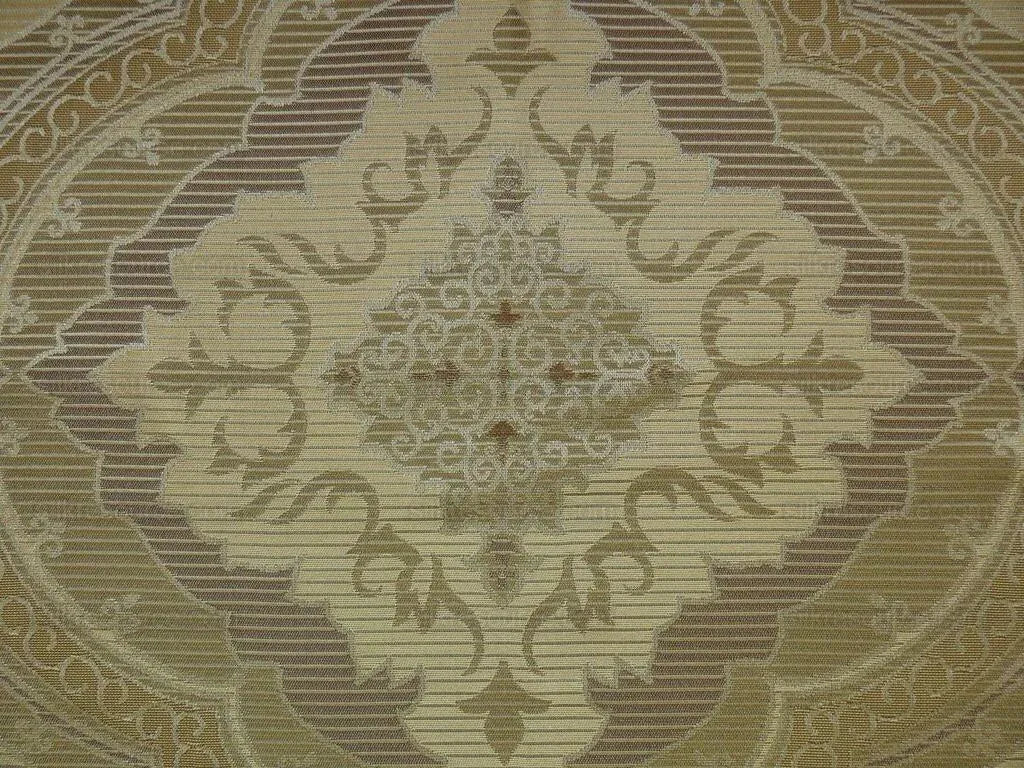 Kravet Coutour Istanbul Silk Turkish Damask Cream Beige Medallion MSRP USD 185/Y