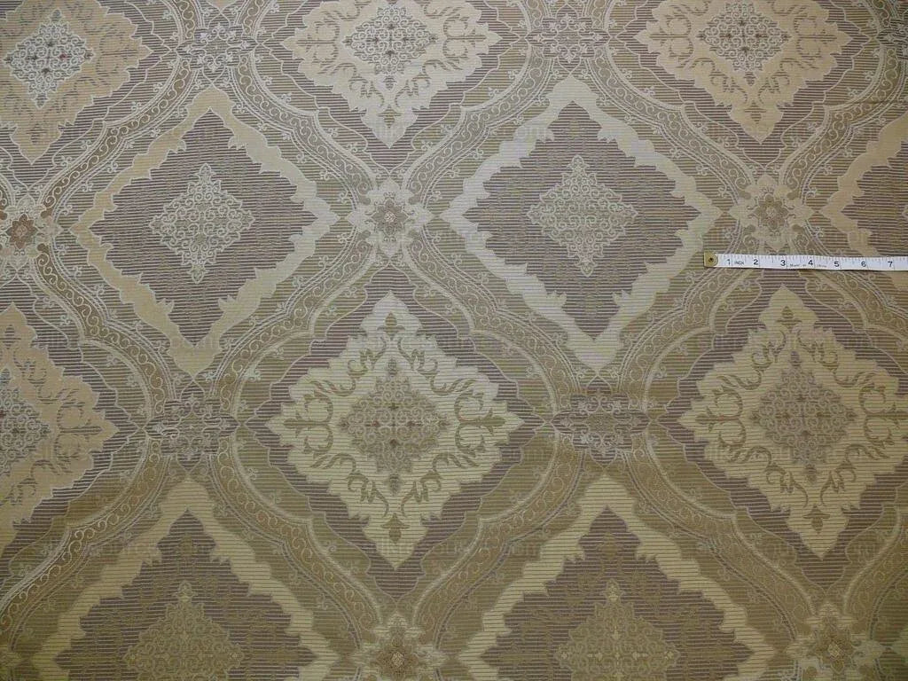 Kravet Coutour Istanbul Silk Turkish Damask Cream Beige Medallion MSRP USD 185/Y