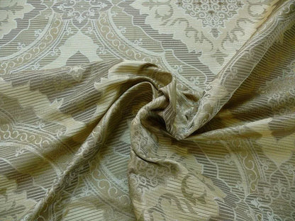Kravet Coutour Istanbul Silk Turkish Damask Cream Beige Medallion MSRP USD 185/Y