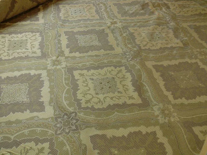 Kravet Coutour Istanbul Silk Turkish Damask Cream Beige Medallion MSRP USD 185/Y