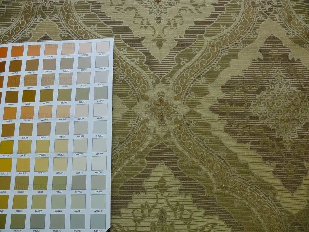 Kravet Coutour Istanbul Silk Turkish Damask Cream Beige Medallion MSRP USD 185/Y