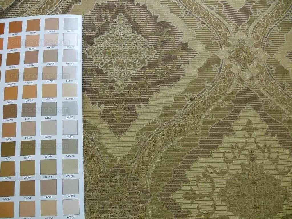 Kravet Coutour Istanbul Silk Turkish Damask Cream Beige Medallion MSRP USD 185/Y