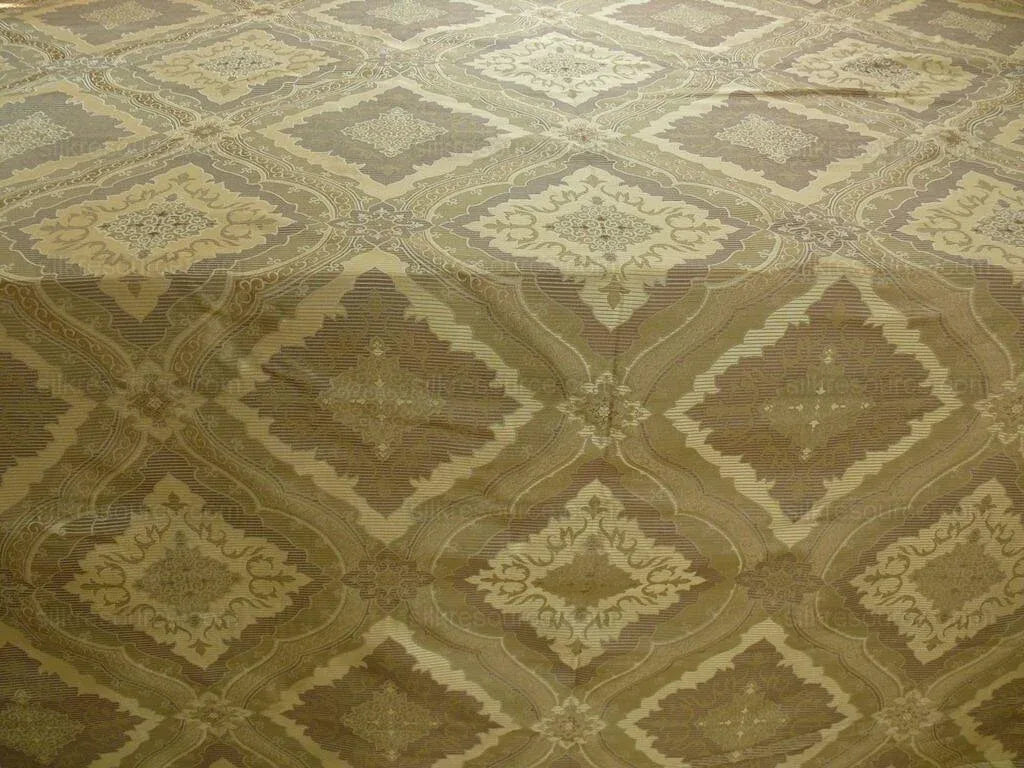 Kravet Coutour Istanbul Silk Turkish Damask Cream Beige Medallion MSRP USD 185/Y