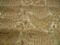 BTY FAB 100% SILK LAMPAS CASHMERE PAISLEY "STRAW" GOLD
