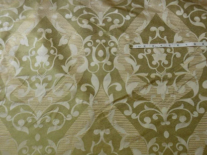 Scalamandre Calvin Fabrics 100%silk Damask Lotus Acadia Green MSRP USD 200+/Y